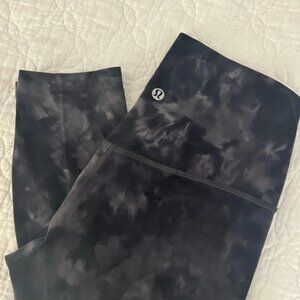 Lululemon Align Pant 25” *Diamond Dye Pitch Grey Graphite Grey 6